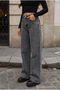 High Waist Wide Leg Smoked Palazzo Jeans - 3
