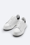 Men's White 100% Leather Casual Shoes A61Y8004 - 2