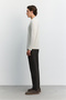 Men's Beige Crew Neck Long Sleeve Basic Modal Regular Fit T-Shirt A62Y1032 - 3