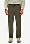 Tobias Khaki Straight Leg Cotton Standard Fit Men's Sweatpants