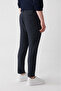 Men's Navy Blue 360 Degree Flexible Side Elastic Waist Suit Pants A32Y3251 - 5