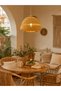 Santo Rattan Bambu Sarkıt Avize 50 cm - 2