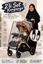 Zippered Baby Stroller Rain Cover |   2 Baby Stroller Hooks |   2 Products in One Package