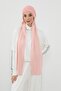 Combed Cotton Boneli Ready-To-Wear Combed Cotton Hooded Shawl Two-Piece Set, Ps-57, Powder - 6