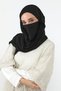 Neck-Covering Veil Featuring Combed Cotton Boned Shawl, Ps-58 - 5