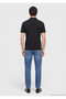 Negru simplu tricou - 5