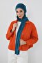 Combed Cotton Boneli Ready-Made Combed Cotton Hooded Shawl Two-Piece Set, Ps-57, Petrol - 6