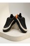 BA0801 BOA High Sole Black Parachute Fabric Orange Skin Detailed Men's Shoes - 7