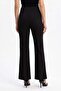 Women's High Waist Loose Fabric Pants - 3