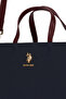 Navy Blue-Claret Red Women's Shoulder Bag Us26656 - 2