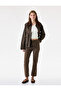 Cotton Slim Fit Buttoned Pocket Flared Crop Jean Trousers - Kick Flare Jeans