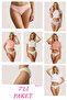 18001-8 Floral Printed 7-Piece Women's Panties Pack V36 - 2