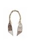 Hera iPhone 16 Pro Max Compatible Leopard Magsafe Wallet, Scarf Chain Strap, Oval Case 3-Piece Cream Set - 3