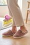 Elis Plush Women's House Slippers Powder 36/41