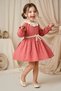 Baby Girl Girl Birthday Party Wedding Dress Lined Children's Clothing baby clothing - 4
