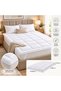 Prima Microfiber Olympic Queen Size Mattress Topper-160x200x4cm-WHITE