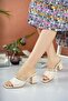 Senyo 076 Skin Summer Heeled Women's Slippers - 2