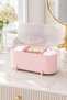 Bloom Pink Colored Semi-Transparent Cotton Cover