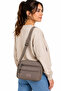 Water Resistant Fabric Women's Shoulder Bag Mink Crossbody Bag