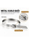 Sscc-79 Metal Clamp | Electrical and Network Cables Compatible/7.9X200Mm-70 Pieces/Stainless Steel Cable Tie - 7