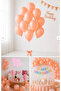 Burgundy-Salmon-Gold-Rose Birthday Confetti Balloon Combination Chain Set - 6