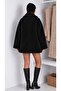 Black Plush Welsoft Pocket Cardigan Unlined Trendy Casual - 3