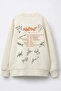 Girl's Manifest Signed 100% Cotton Sweatshirt