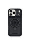 Sbprc M-Safe Charging Compatible Pu Leather Primo Cover with Aluminum Stand for iPhone 18 Pro Max / 17 Pro Max