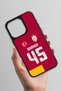iPhone 16 Pro Max Compatible Victor Osimhen Segmented Jersey Signed Glass Licensed Phone Case - 3