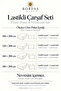 Lines Premium Ranforce Elastic Sheet and Pillowcase Set - Size Options Available - 2