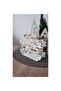 Christmas Themed Snowflake Napkin Holder Winter Concept Decorative Tabletop Napkin Holder 3D Design White - 3