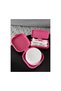 Ear Swab and Cotton Travel Container 3D Printing Portable Hygienic Organizer Dark Pink