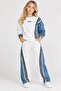 Girls' Denim Garment Set 2-Piece Top and Bottom Set Ages 5-14 - 2