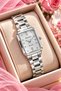 Steel Strap, 2-Year Warranty , Waterproof , Silver Color Women's Watch Bracelet - 2