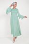 Fluffy Sleeves Dress 40460