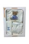Newborn 0-3 Months Embroidered Patterned 5 Piece Hospital Exit Set (BOXED) - 3