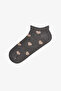 Heart Basic 5 Pairs of Bootie Socks - 3