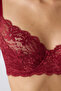 Burgundy Valeria Lace Bra - 4