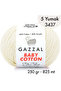 Baby Cotton 3437-Lightweight and Comfortable Cotton Yarn for Summer Projects - 5 Yards