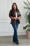 Button-Trimmed Lined Leather Jacket - 3