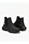Ba0444 Laceless Comfortable High Sole Black Men's Sports Half Ankle Boots - 3