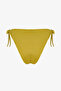 Green Emilia Ruffled Glitter Mid-Waist Bikini Bottom - 5