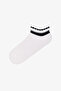 3 Pairs of Seamless Cotton Ankle Detailed Ruffle Booties Socks - 2
