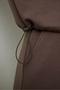 Khaki Silky Feel Stand Collar Crop Sweatshirt - 6