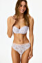 Lila Lotus Lace Bra - 2