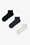 3 Pair Nose Stitch-Free Sports Microfiber Towel Sole Socks