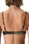 Cesira Intense Push up Zebra Patterned Glitter Bikini Top - 3