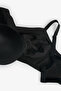 Black Invisible Form Removable Padded Bra - 5