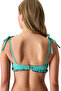Slainie Balen Gingham Patterned Ruffled Bikini Top - 3