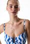 Gloria Strapless Striped Swimsuit - 4